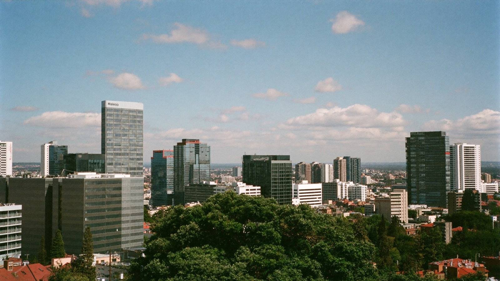 Nairobi city skyline in daylight